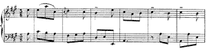 Venitienne  no 8 A Major by Jean Philippe Rameau piano sheet music