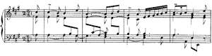 Fanfarinette  no 5 A-Major by Jean Philippe Rameau piano sheet music