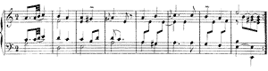 Gavotte with Six Variations  no 7 A-Minor by Jean Philippe Rameau piano sheet music