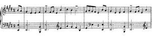Second Rigaudon  no 8 E Major by Jean Philippe Rameau piano sheet music