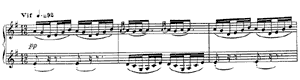 piano sheet music of Le Tombeau de Couperin