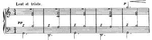 Gymnopedie  no 2 C Major by Erik Satie piano sheet music