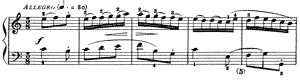 Sonata  K 399 C-Major by Domenico Scarlatti piano sheet music