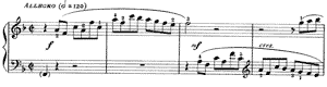 Sonata  K 418 F-Major by Domenico Scarlatti piano sheet music