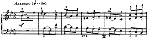 Sonata  K 489 Bb-Major by Domenico Scarlatti piano sheet music