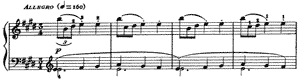 Sonata  K 496 E-Major by Domenico Scarlatti piano sheet music