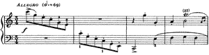 Sonata  K 515 C-Major by Domenico Scarlatti piano sheet music
