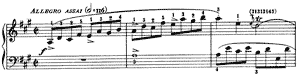 Sonata  K 533 A-Major by Domenico Scarlatti piano sheet music