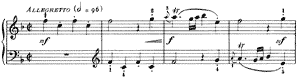 Sonata  K 540 F-Major by Domenico Scarlatti piano sheet music