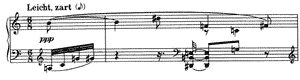 Piano Piece  opus 19 no 1 n/a by Arnold Schoenberg piano sheet music