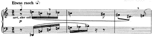 Piano Piece  opus 19 no 5 n/a by Arnold Schoenberg piano sheet music