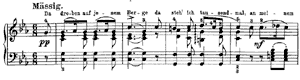 Sch�fers Klagelied - solo piano version  opus 3 no 1 C-Minor by Franz Schubert piano sheet music