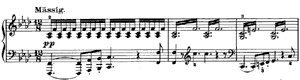 Die junge Nonne - solo piano version  opus 43 no 1 F-Minor by Franz Schubert piano sheet music