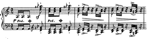 Impromptu, Le Sabbat (Witches Dance)  opus 5 no 1 A-Minor by Clara Wieck Schumann piano sheet music