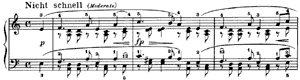A Little Romance  opus 68 no 19 A-Minor by Robert Schumann piano sheet music