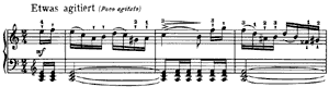 Echos of the Theatre  opus 68 no 25 A-Minor by Robert Schumann piano sheet music