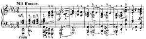 Grillen  opus 12 no 4 D-flat Major by Robert Schumann piano sheet music