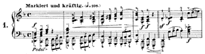 piano sheet music of Noveletten