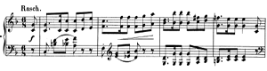 Scherzino  opus 124 no 3 F-Major by Robert Schumann piano sheet music