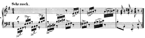 Phantasietanz  opus 124 no 5 E-Minor by Robert Schumann piano sheet music