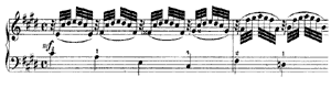 piano sheet music of Symphonic Etudes - five posthumous variations