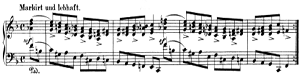 Night-Vision 2  opus 23 no 2 F-Major by Robert Schumann piano sheet music