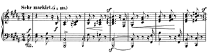 Romance  opus 28 no 3 B Major by Robert Schumann piano sheet music