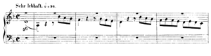 Fugue 2  opus 72 no 2 D Minor by Robert Schumann piano sheet music