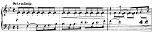 March  opus 76 no 3 Bb-Major by Robert Schumann piano sheet music