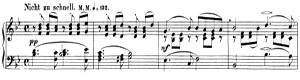 Eintritt  opus 82 no 1 B-flat Major by Robert Schumann piano sheet music
