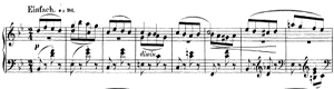Einsame Blumen   opus 82 no 3 B-flat Major by Robert Schumann piano sheet music
