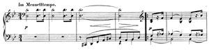 Evening Music  opus 99 no 12 Bb-Major by Robert Schumann piano sheet music