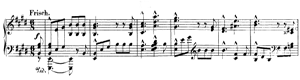 Piece III  opus 99 no 3 E Major by Robert Schumann piano sheet music