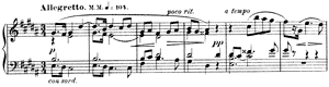 Mazurka  opus 25 no 8 B Minor by Alexander Scriabin piano sheet music