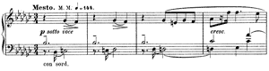 Mazurka  opus 25 no 9 E-flat Minor by Alexander Scriabin piano sheet music