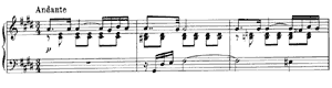 piano sheet music of Prelude for the Left Hand