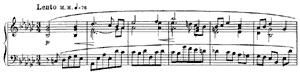 piano sheet music of Prelude