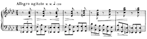 Prelude  opus 11 no 18 F-Minor by Alexander Scriabin piano sheet music