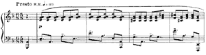 Prelude  opus 11 no 24 D Minor by Alexander Scriabin piano sheet music