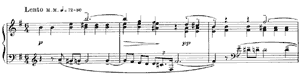 piano sheet music of Prelude