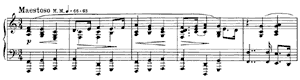 Prelude  opus 13 no 1 C-Major by Alexander Scriabin piano sheet music