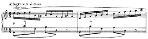 Prelude  opus 13 no 2 A-Minor by Alexander Scriabin piano sheet music