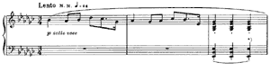 piano sheet music of Prelude