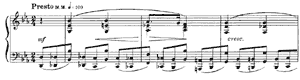 Prelude  opus 17 no 2 Eb-Major by Alexander Scriabin piano sheet music
