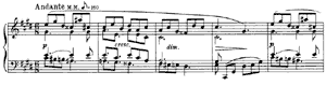 Prelude  opus 22 no 2 C-sharp Minor by Alexander Scriabin piano sheet music