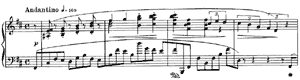 Prelude  opus 22 no 4 B-Minor by Alexander Scriabin piano sheet music
