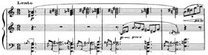 piano sheet music of Sonata