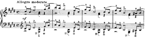November - In the Troika  opus 37 no 11 E Major by Peter Ilyitch Tchaikovsky piano sheet music