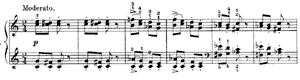 The Old Maid-Servan't Tale  opus 39 no 19 C Major by Peter Ilyitch Tchaikovsky piano sheet music