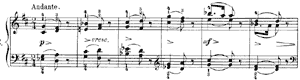 Winter Morning  opus 39 no 2 B-Minor by Peter Ilyitch Tchaikovsky piano sheet music